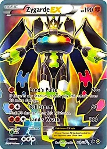 Zygarde EX - 54a/124 card art