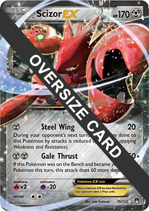 Scizor EX - 76/122 card art