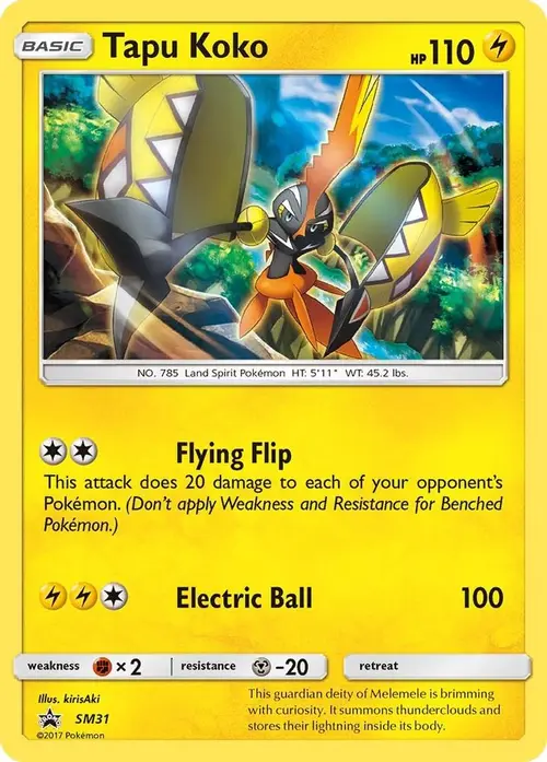 Tapu Koko - SM31 card art
