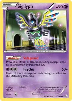 Sigilyph - 52/124 card art