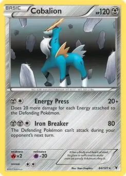 Cobalion - 84/101 (Battle Arena Deck Exclusive) card art