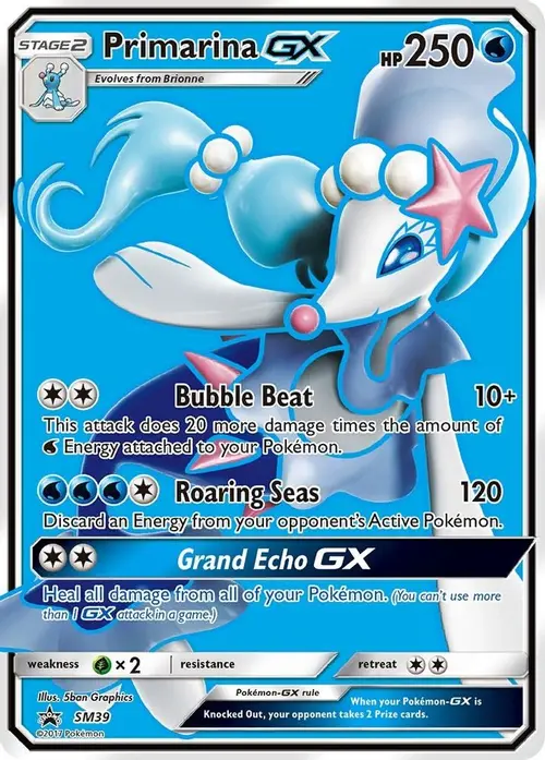 Primarina GX - SM39 card art