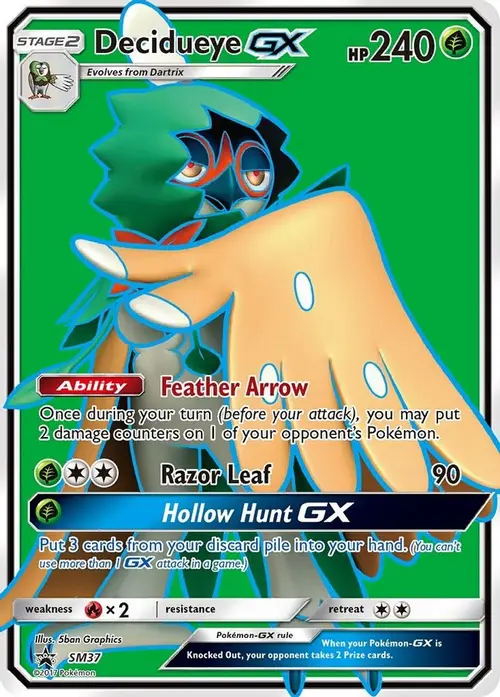 Decidueye GX - SM37 card art