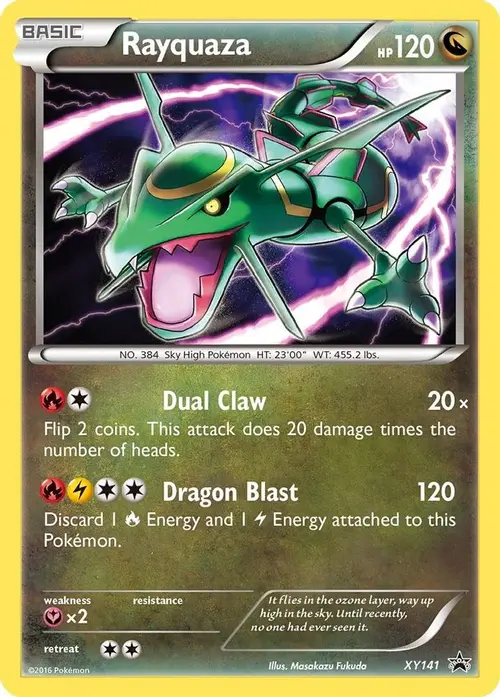 Rayquaza - XY141 card art