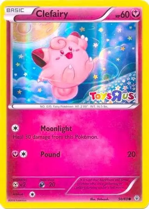 Clefairy - 50/83 (Toys R Us Promo) card art