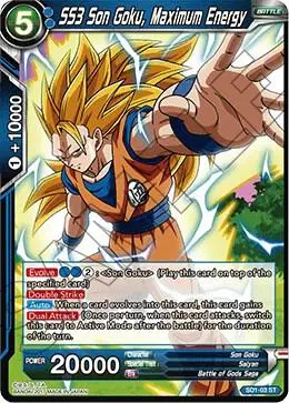SS3 Son Goku, Maximum Energy card art