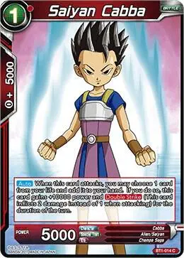 Saiyan Cabba (2017) card art