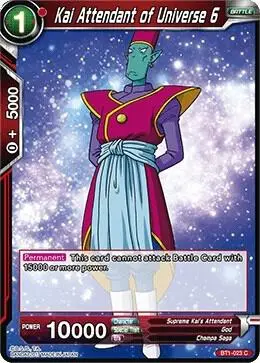 Kai Attendant of Universe 6 card art