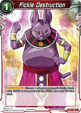 Fickle Destruction card art