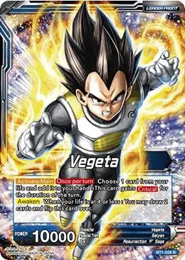 Vegeta // Super Saiyan Blue Vegeta card art