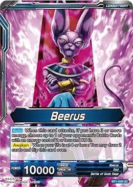 Beerus // Beerus, God of Destruction card art