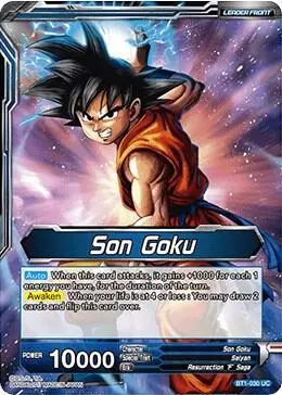 Son Goku // Super Saiyan Blue Son Goku card art