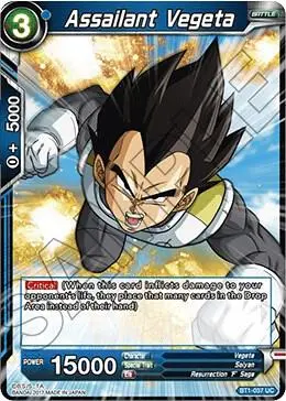 Assailant Vegeta card art
