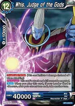 Whis, Judge of the Gods card art