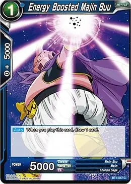 Energy Boosted Majin Buu card art