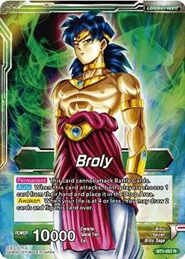 Broly // Broly, The Legendary Super Saiyan card art