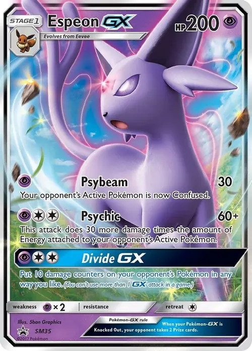 Espeon GX - SM35 card art