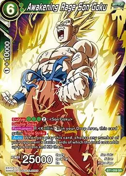 Awakening Rage Son Goku card art