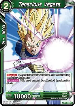 Tenacious Vegeta card art