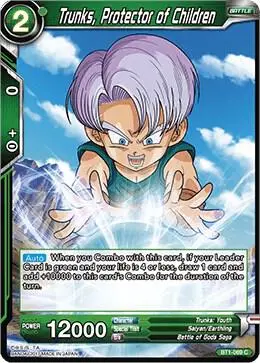 Trunks, Protector of Children card art