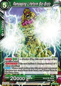 Rampaging Lifeform Bio-Broly card art