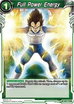 Full Power Energy card art
