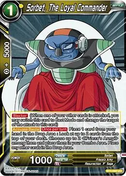 Sorbet, The Loyal Commander card art