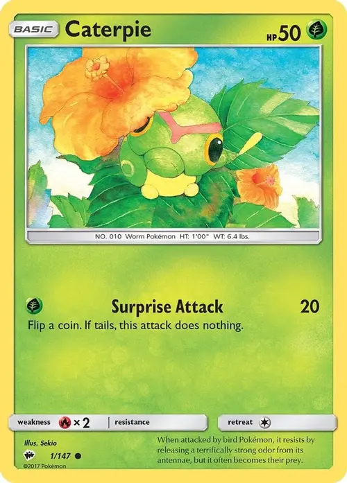 Caterpie card art