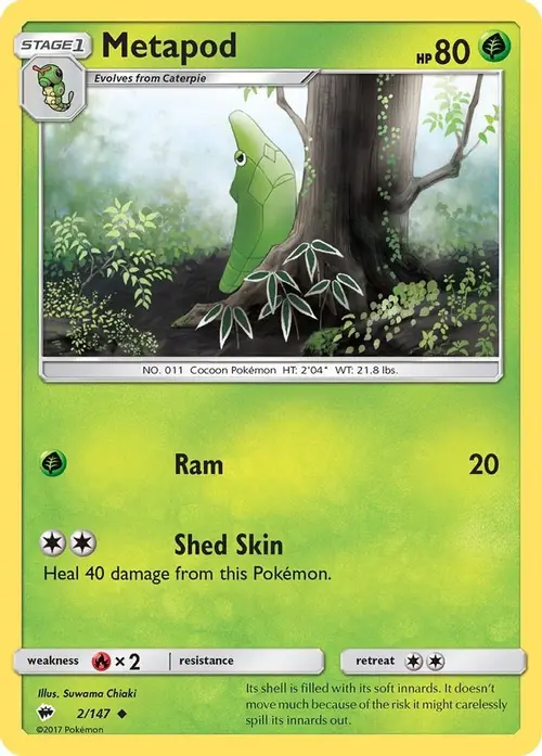 Metapod card art