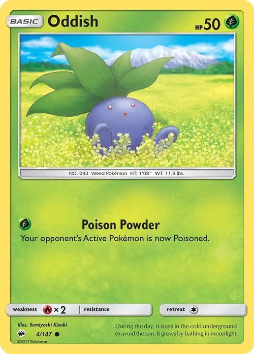 Oddish card art