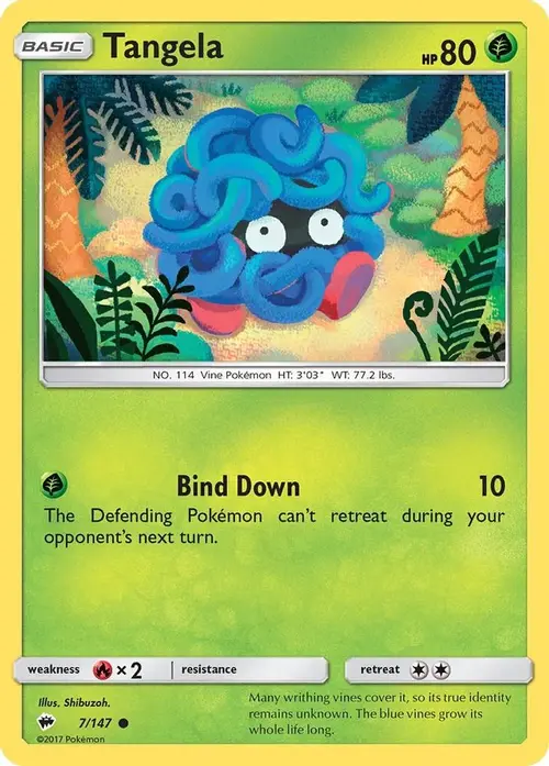 Tangela card art