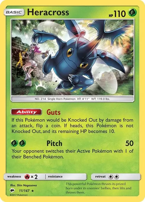 Heracross card art