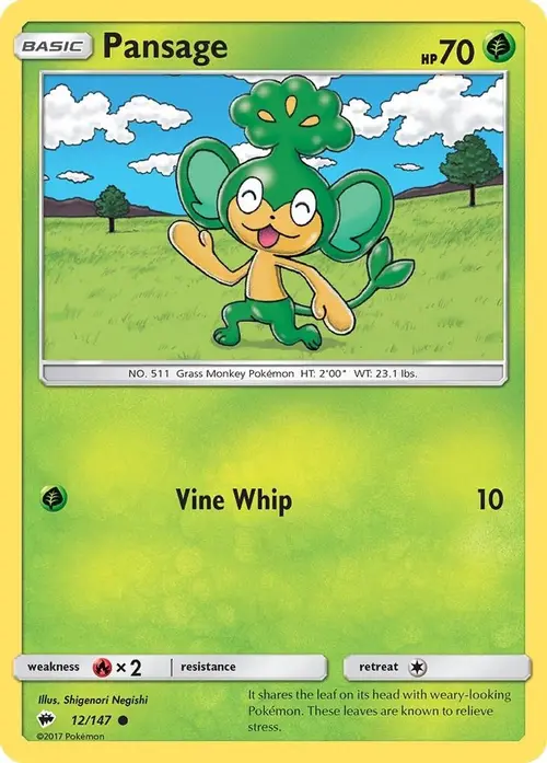 Pansage card art