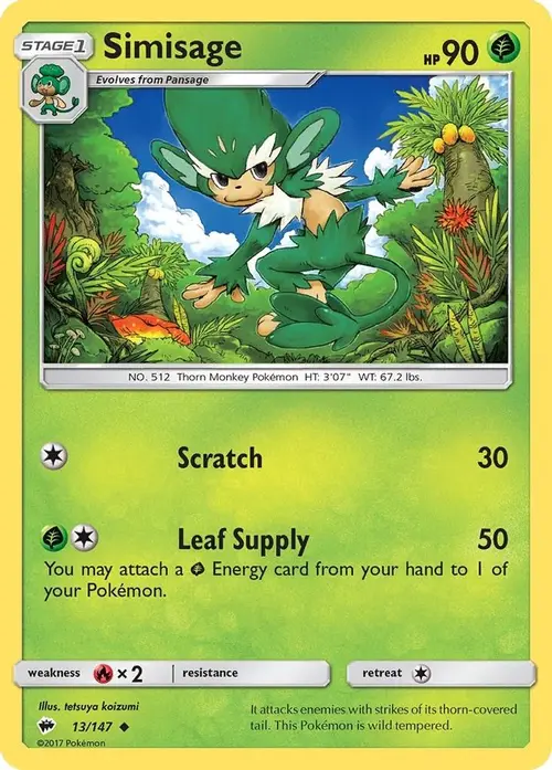 Simisage card art