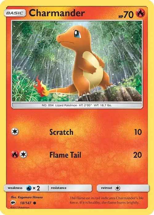 Charmander card art