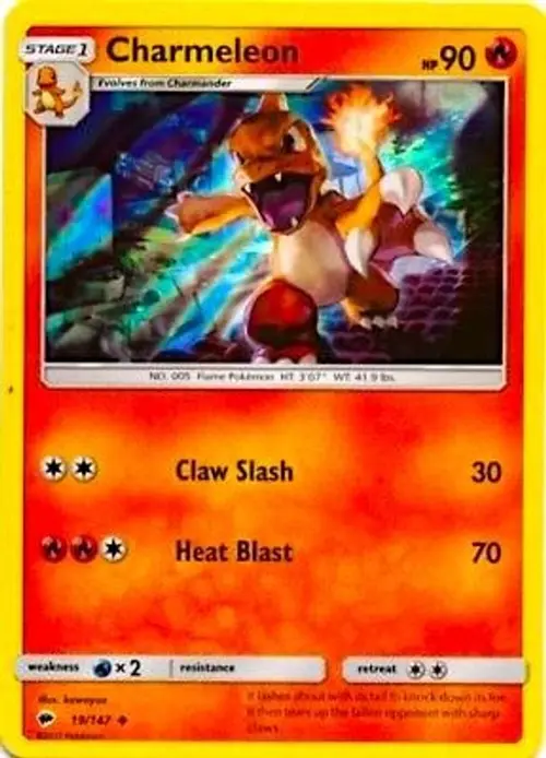 Charmeleon - 19/147 (Premium Collection Promo) card art