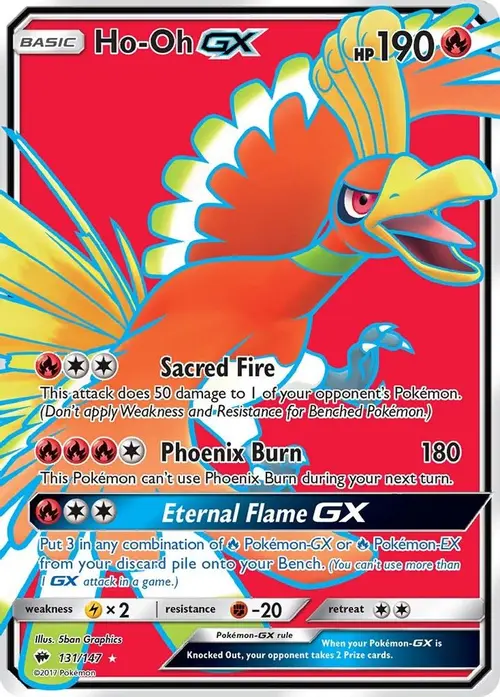 Ho-Oh GX (Full Art) card art