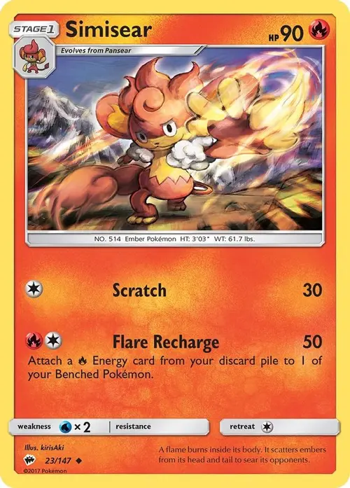 Simisear card art