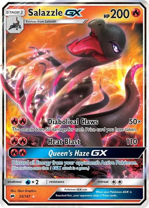 Salazzle GX card art