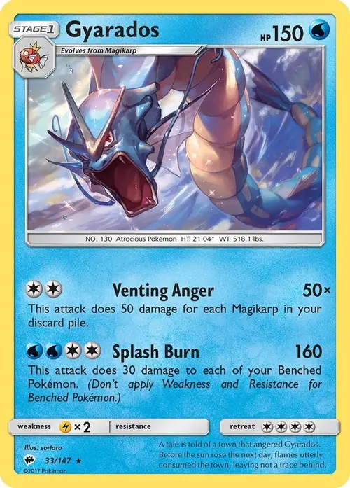 Gyarados card art