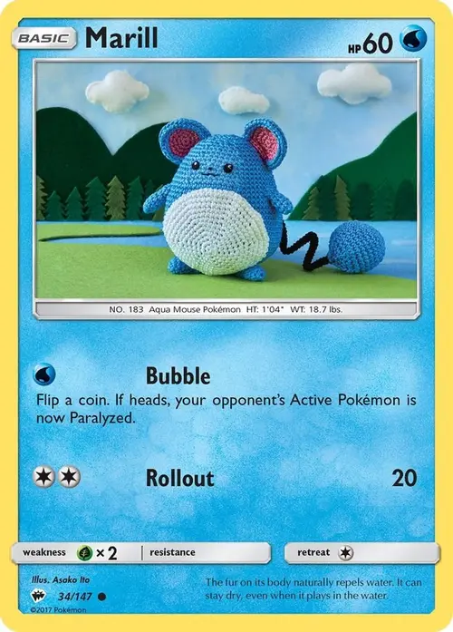Marill card art