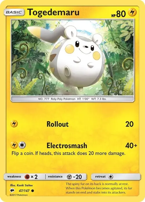 Togedemaru card art