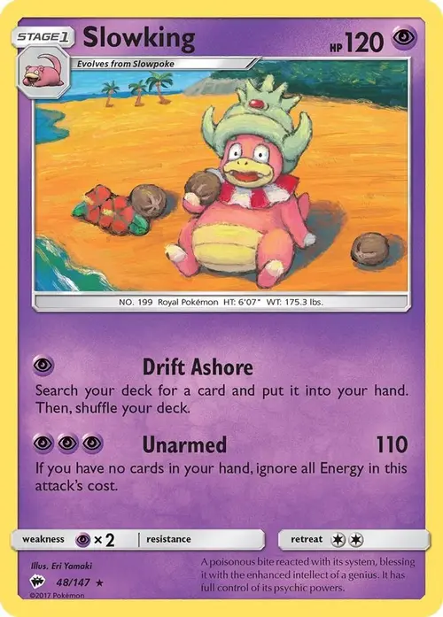 Slowking card art