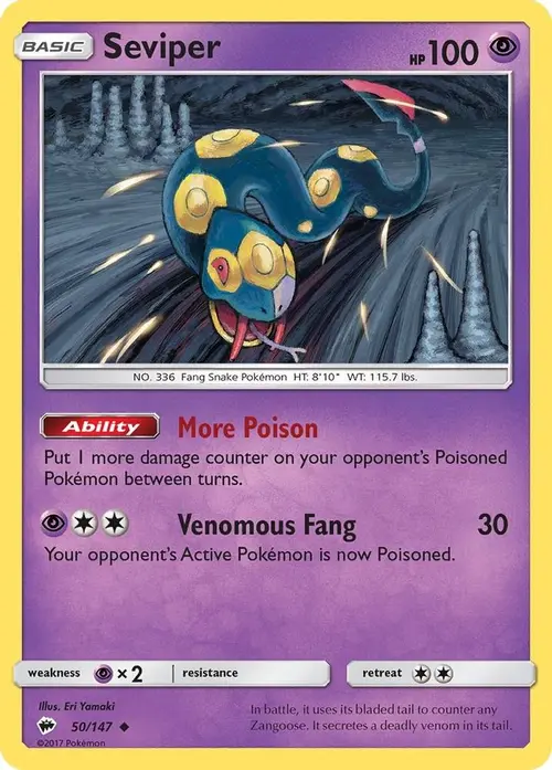 Seviper card art