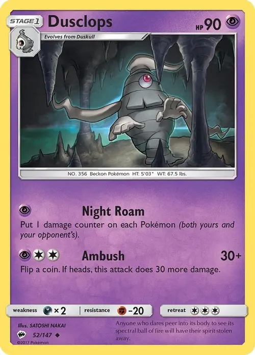 Dusclops card art