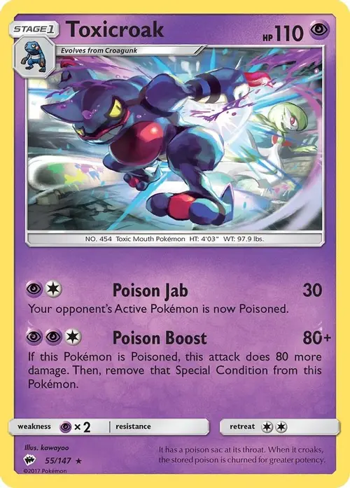 Toxicroak card art