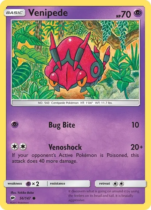 Venipede card art