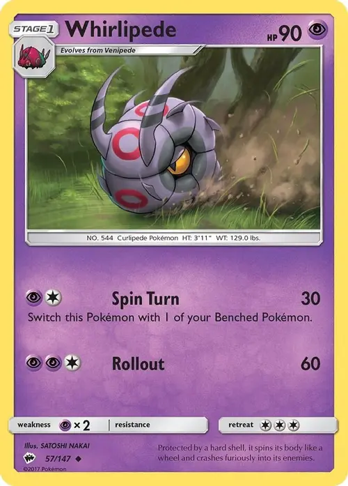 Whirlipede card art