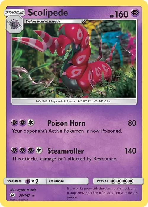 Scolipede card art