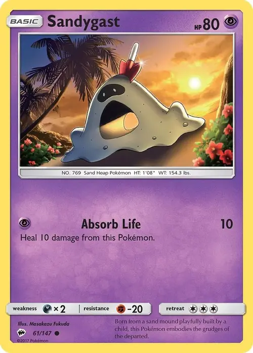 Sandygast card art